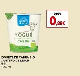 Cantero De Letur - Iogurte De Cabra Bio