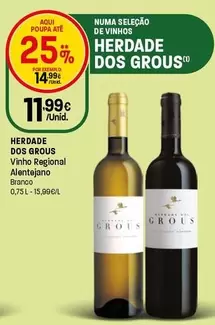 Herdade Dos Grous - Vinho Regional Alentejano Branco