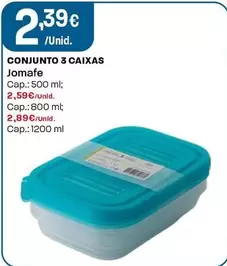 Jomafe - Conjunto 3 Caixas