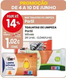 Porsi - Toalhitas De Limpeza