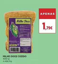 Milho Doce Cozido
