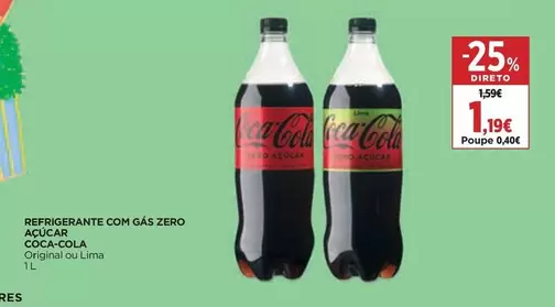 Coca Cola - Refrigerante Com Gas Zero