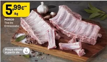 Porco Tira De Entrecosto