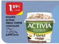 Danone - Iogurte Activia Fibras Topper Chocolate