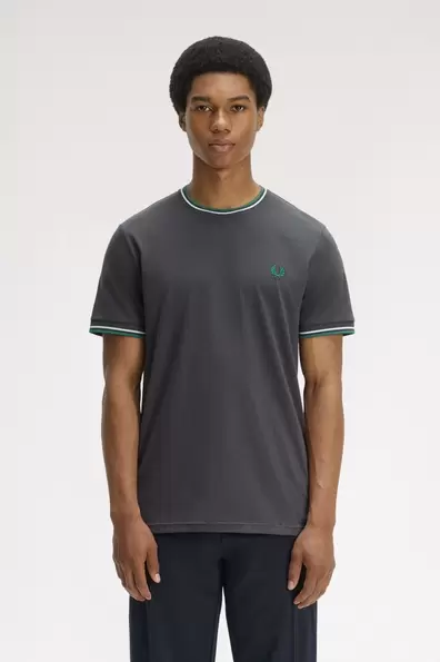 Twin Tipped T-Shirt Grey Anchor Grey / Light Ice / Sport Green