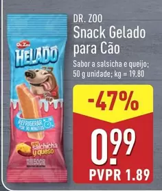 Snack Gelado Para Cao