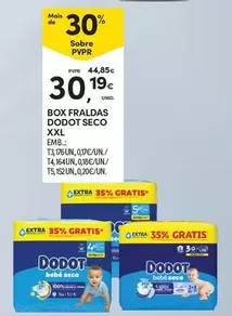 Dodot - Box Fraldas Seco Xxl