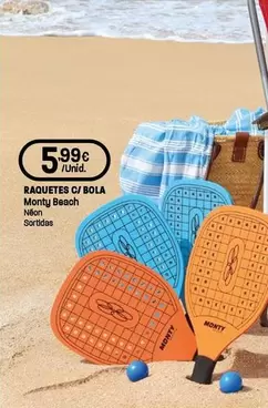 Monty Beach - Raquetes C/Bola