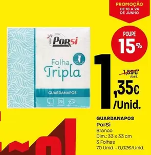 Porsi - Guardanapos