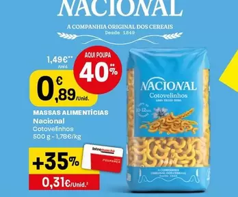 Nacional - Massas Alimenticias