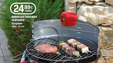 Koopman - Barbecue Redondo Prateado
