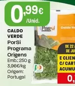 Porsi - Caldo Verde Programa Origens