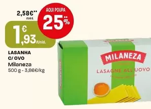 Milaneza - Lasanha C/ Ovo