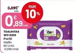 Porsi - Toalhitas Wc Kids
