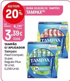 Tampax - Tampão C/Aplicador