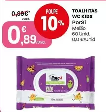 Porsi - Toalhitas Wc Kids