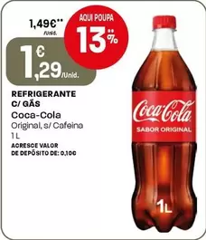 Coca Cola - Refrigerante C/Gas