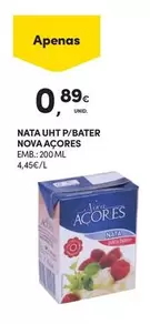 Nata Uht P/bater Nova Açores