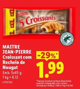 .Com - Croissant Com Recheio De Nougat