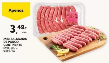 Continente - Mini Salsichas De Porco