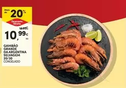Gambao Grande Da Argentina Selvagem Congelado