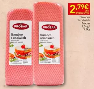 Probar - Fiambre Sandwich