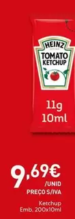 Heinz - Tomato Ketchup Emb. 200x10ml