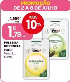 Porsi - Pulseira Citronela