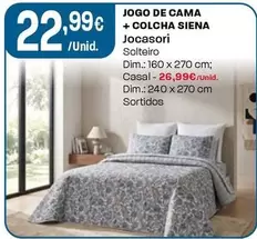 Jocasori - Jogo De Cama + Colcha Siena