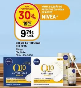 Nivea - Creme Antirrugas Q10 Fp 15