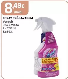 Vanish - Spray Pré-Lavagem