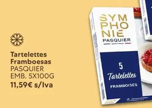 Pasquier - Tartelettes Framboesas