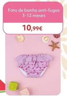 Fato De Banho Anti-fugas 3-12 Meses