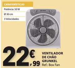 Ventilador De Chão Grunkel