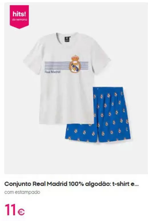 .Com - Conjunto Real Madrid 100% Algodón
