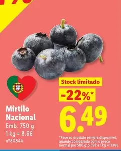 Nacional - Mirtilo