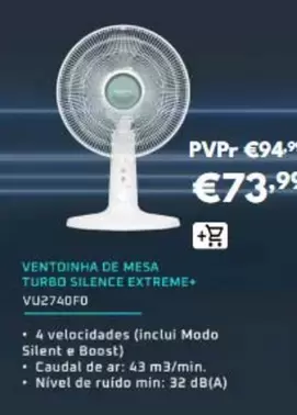 Boost - Ventinha De Mesa Turbo Silence Extreme