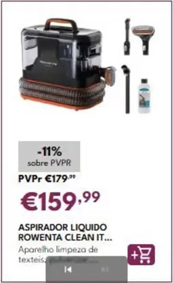 Rowenta - Aspirador Liquido Clean It