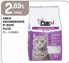 Porsi - Areia Aglomerante P/ Gato