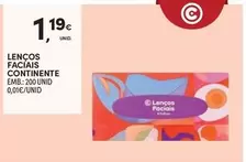 Continente - Lenços Faciais