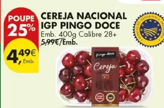 pingo doce - Cereja Nacional Igp