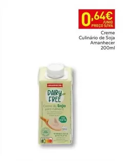 Amanhecer - Creme Culinario De Soja