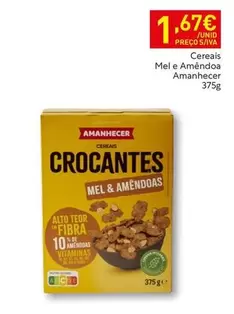 Amanhecer - Cereais Mel E Amêndoa