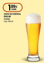 Cristal - Copo De Cerveja Berlim