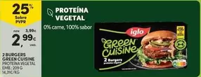 Iglo - 2 Burgers Green Cuisine