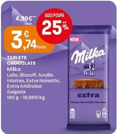 Milka - Tablete Chocolate Leite