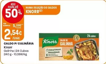 Knorr - Caldo P/Culinaria Galinha