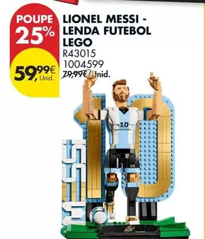 LEGO - Lionel Messi - Lenta Futebol