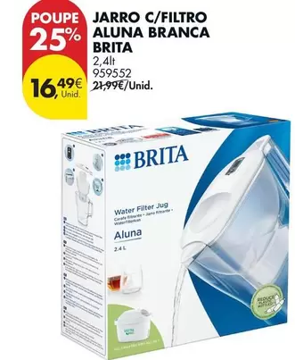 Brita - Jarro C/filtro Aluna Branca