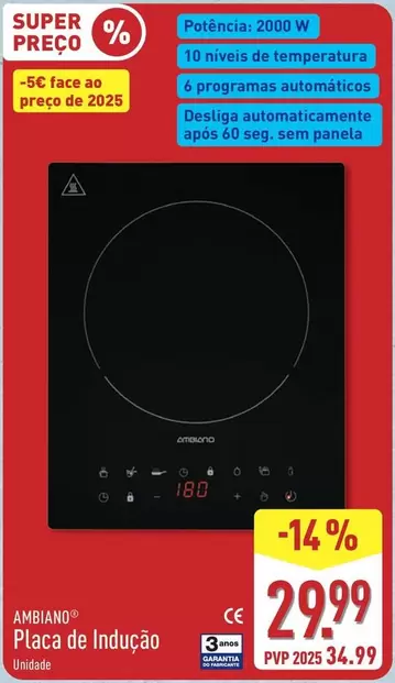 Ambiano - Placa De Indução
